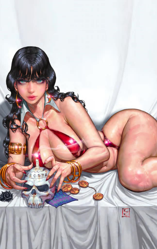 VAMPIRELLA #674 - KYUYONG EOM VIRGIN WHITE VARIANT MEGACON 2025 EXCLUSIVE