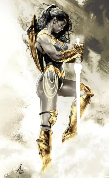 FAME: GAL GADOT - RUDY AO GOLD VIRGIN VARIANT C2E2 2025 EXCLUSIVE (LTD. 150)