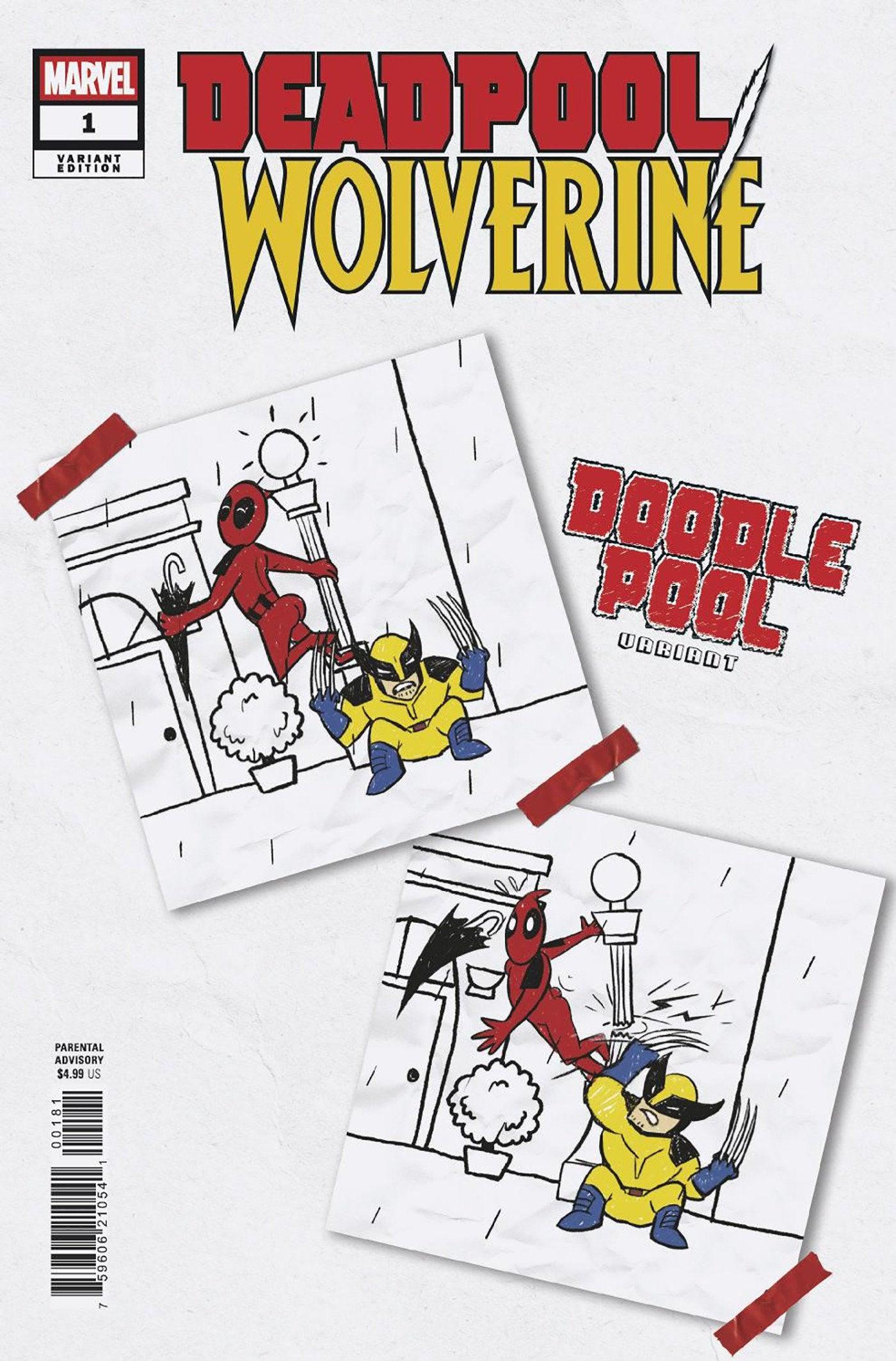 DEADPOOL / WOLVERINE #1 Doodlepool Variant (01/01/2025)