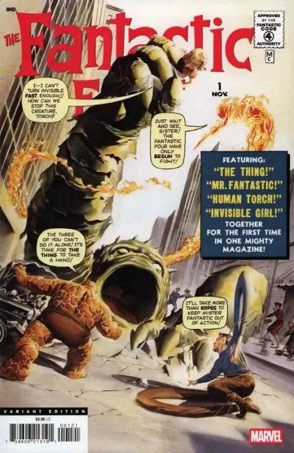 FANTASTIC FOUR #1 ALEX ROSS FACSIMILE 2nd PRINTING 🔑 (01/08/2025)