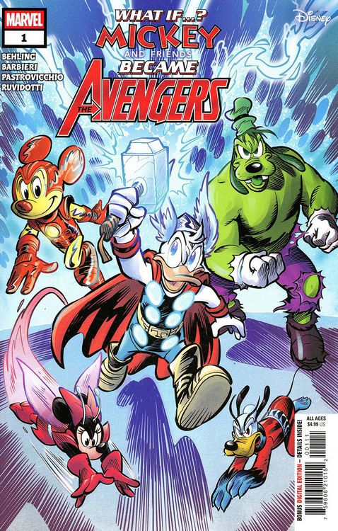 WHAT IF...? MICKEY & FRIENDS BECAME AVENGERS #1 Alessandro Pastrovicchio (03/05/2025)