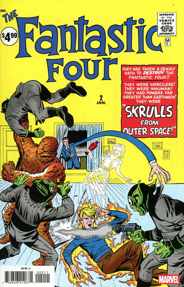 FANTASTIC FOUR #2 JACK KIRBY FACSIMILE 🔑 (02/12/2025)