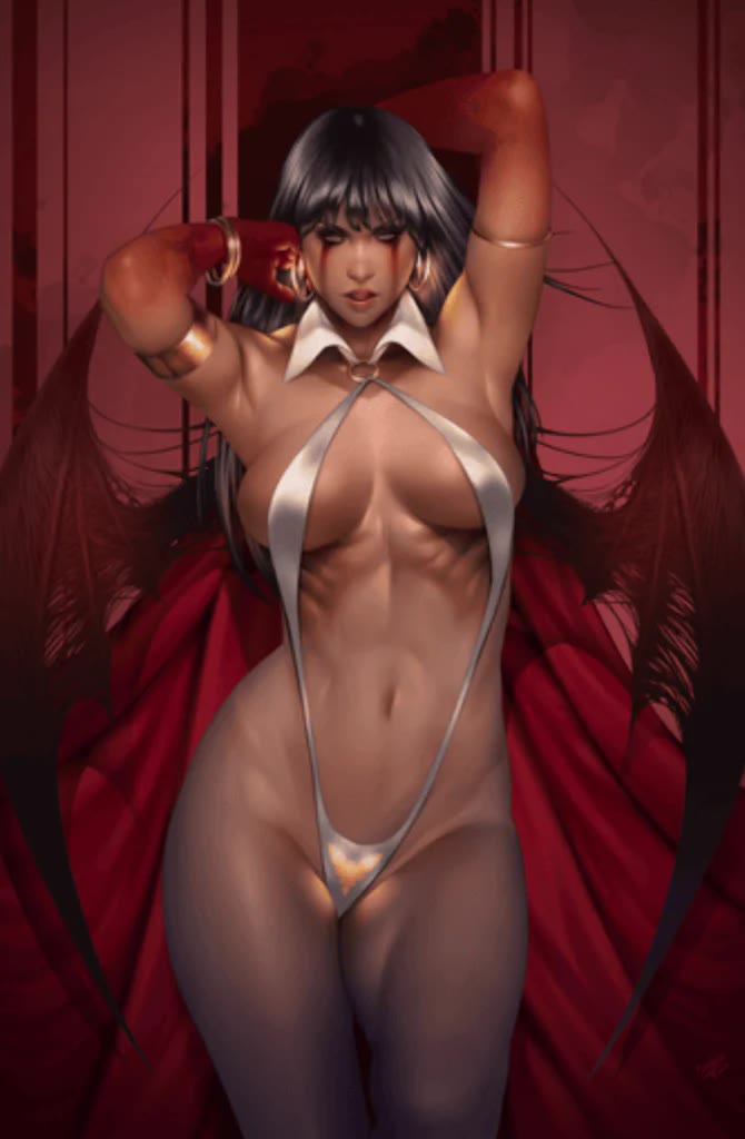 VAMPIRELLA #672 JOHN VASQUEZ SILVER VIRGIN VARIANT NYCC 2025 EXCLUSIVE