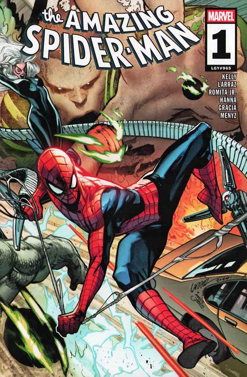 AMAZING SPIDER-MAN #1 PEPE LARRAZ WRAPAROUND COVER (04/09/2025)
