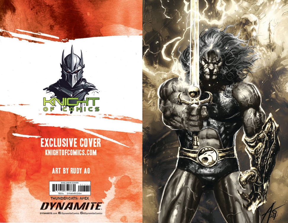 THUNDERCATS APEX #1 - RUDY AO VIRGIN VARIANT EXCLUSIVE COVER B