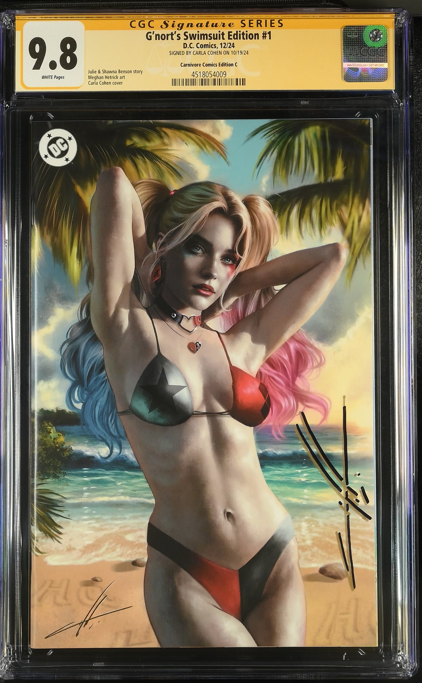 GNORTS ILLUSTRATED SWIMSUIT EDITION #1 CARLA COHEN NYCC EXCLUSIVE VARIANT