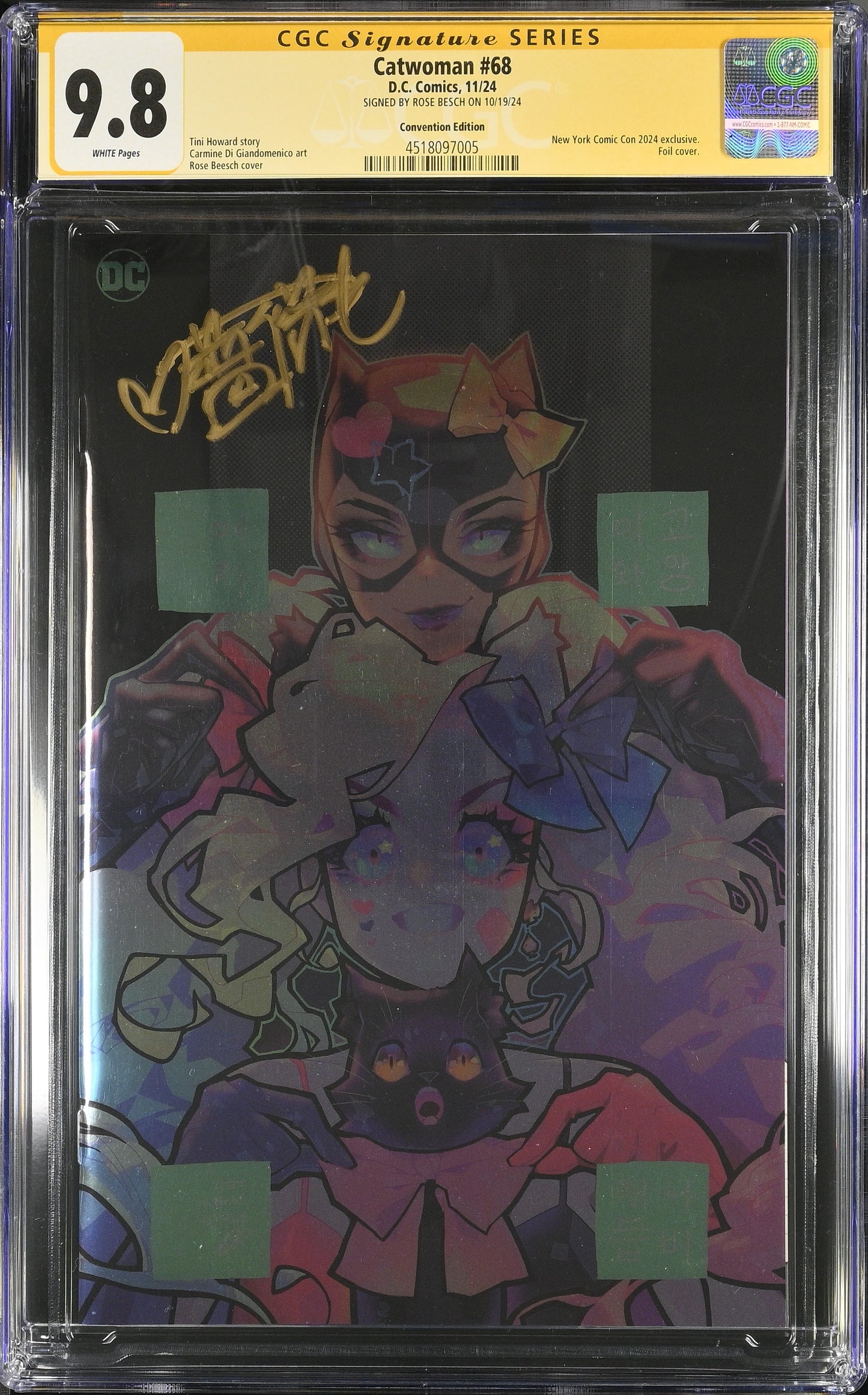 CATWOMAN #68 ROSE BESCH NYCC EXCLUSIVE FOIL
