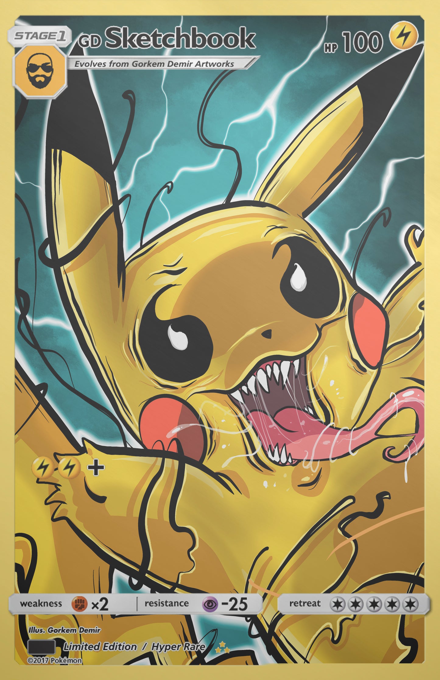 GORKEM DEMIR SKETCHBOOK - PIKAMIZED - NYCC EXCLUSIVE