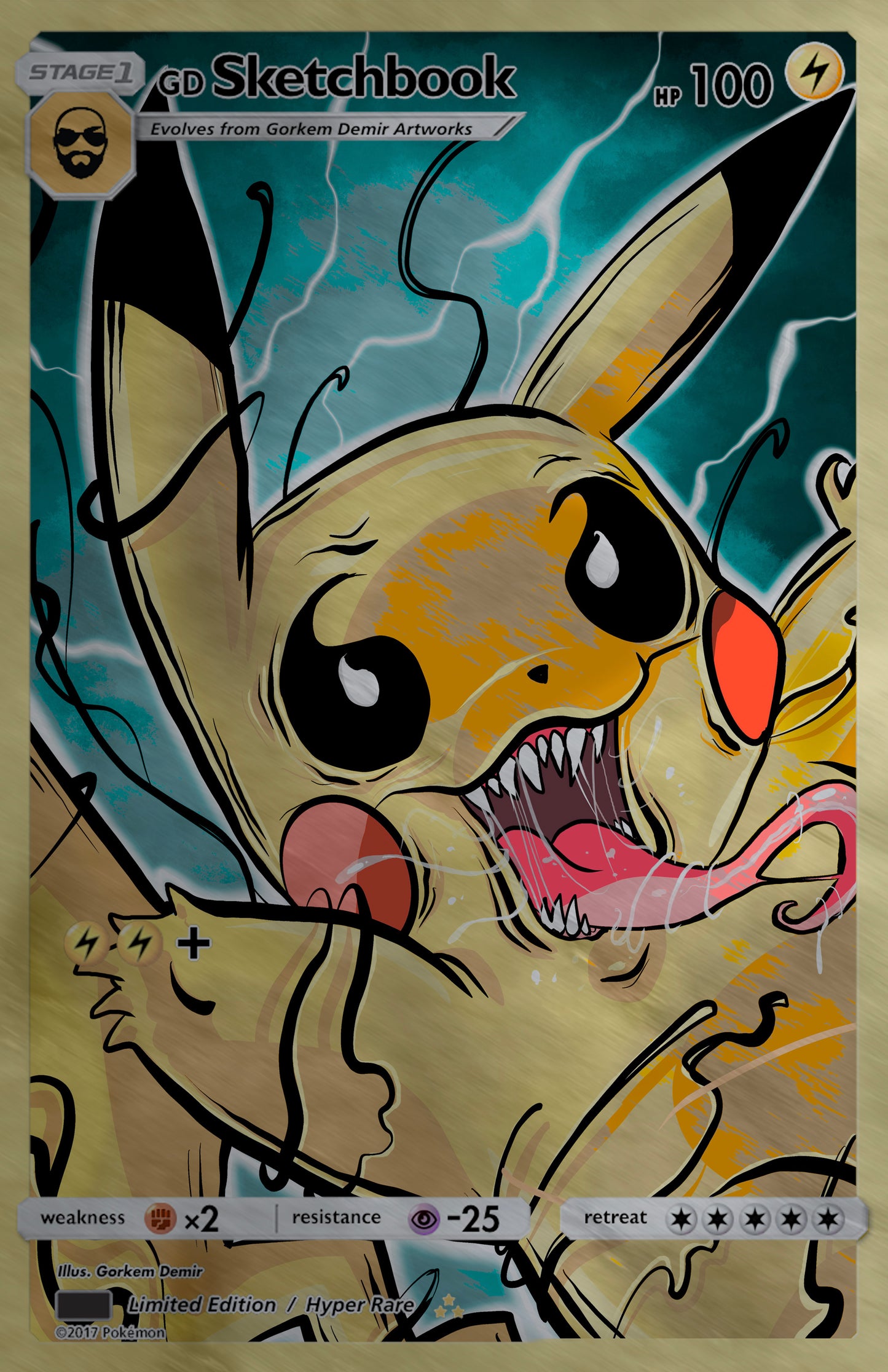 GORKEM DEMIR SKETCHBOOK - PIKAMIZED - NYCC EXCLUSIVE
