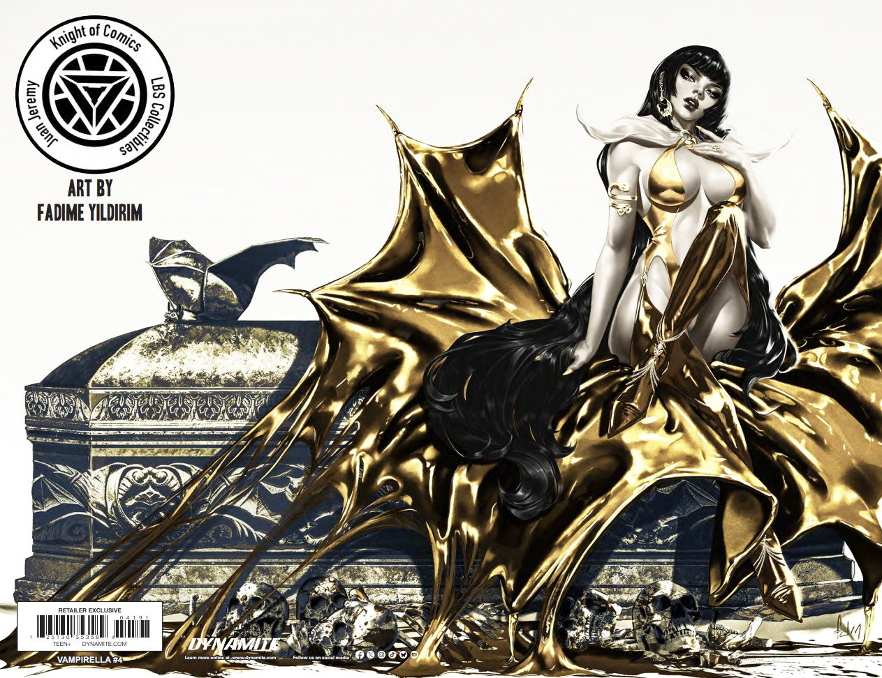 VAMPIRELLA #4 - FADIME YILDIRIM EXCLUSIVE GOLD VARIANT TERRIFICON 2025 (LTD. 200)