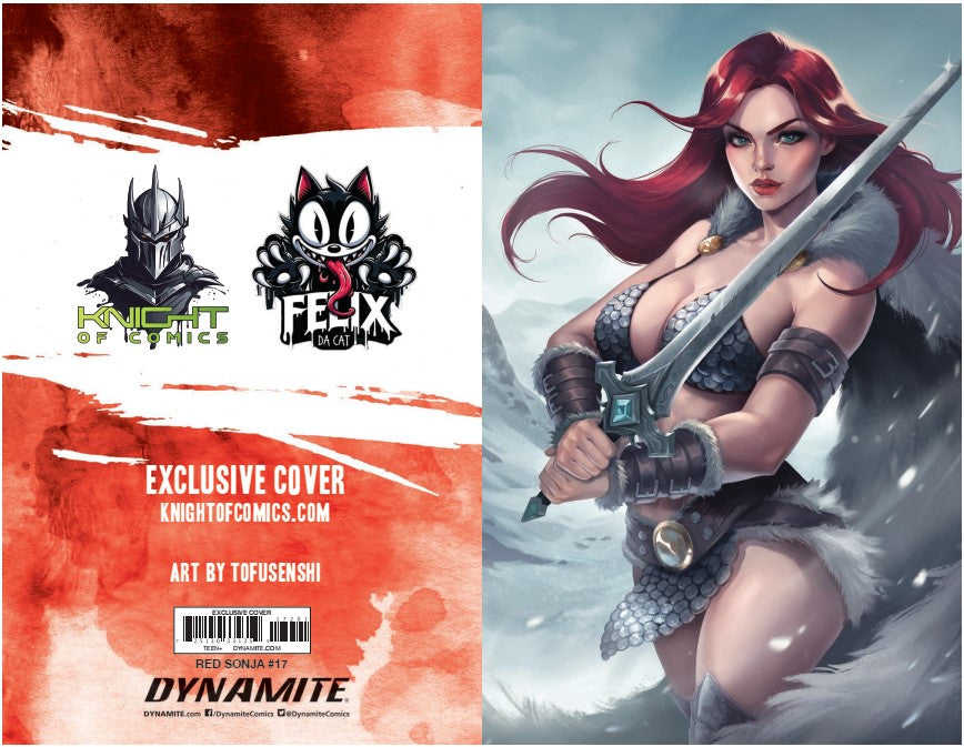 RED SONJA #17 - TOFUSENSHI VIRGIN VARIANT EXCLUSIVE