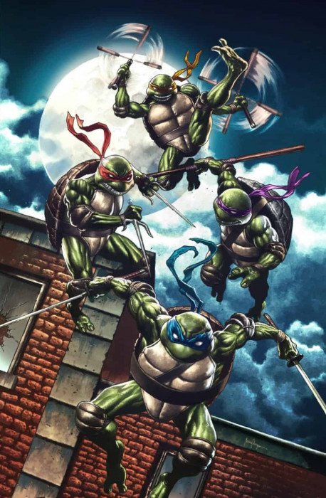 TEENAGE MUTANT NINJA TURTLES #1 MICO SUAYAN NYCC EXCLUSIVE VIRGIN FOIL VARIANT (LTD. 500) (10/17/2024)