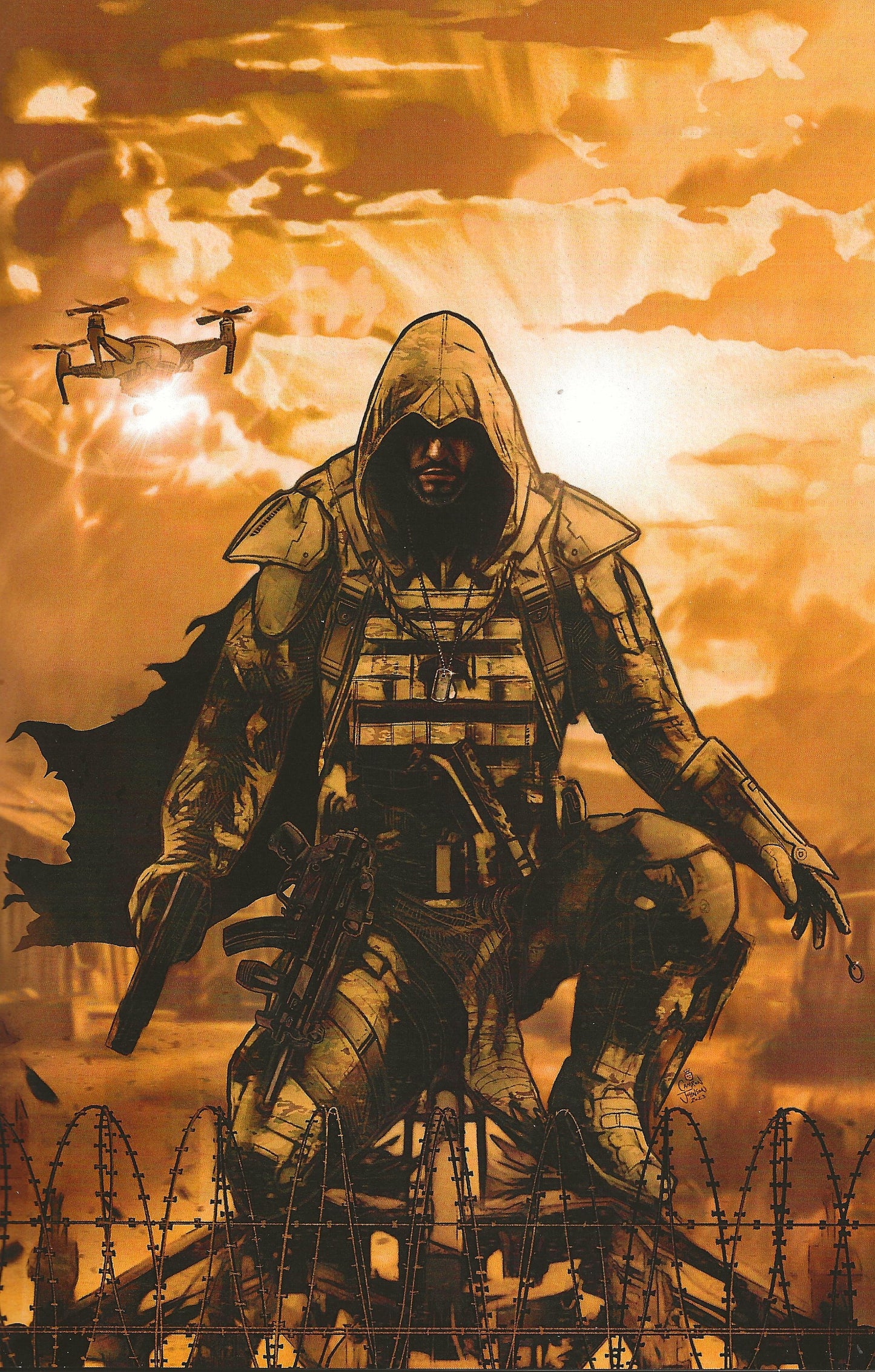 ASSASSINS CREED VISIONARIES #1 CAMRON JOHNSON VIRGIN VARIANT (LTD. 150) (09/29/2023)