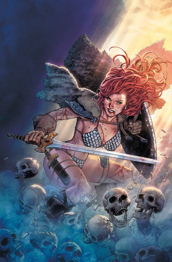 RED SONJA #1 JIM CHEUNG INCENTIVE VIRGIN VARIANT RATIO 1:75