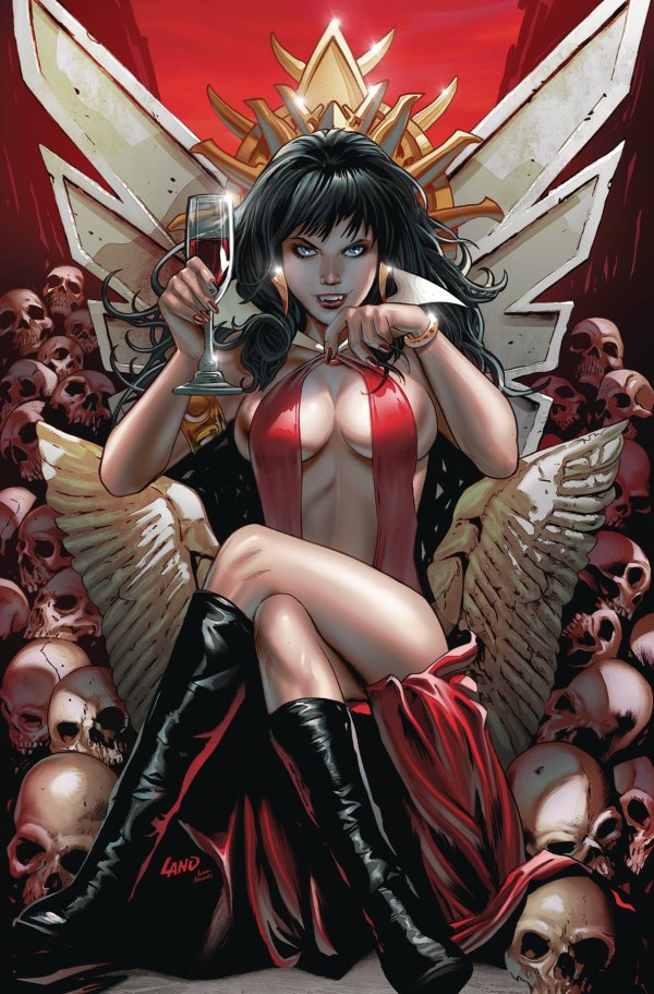 VAMPIRELLA #2 GREG LAND INCENTIVE VIRGIN VARIANT (1:25)