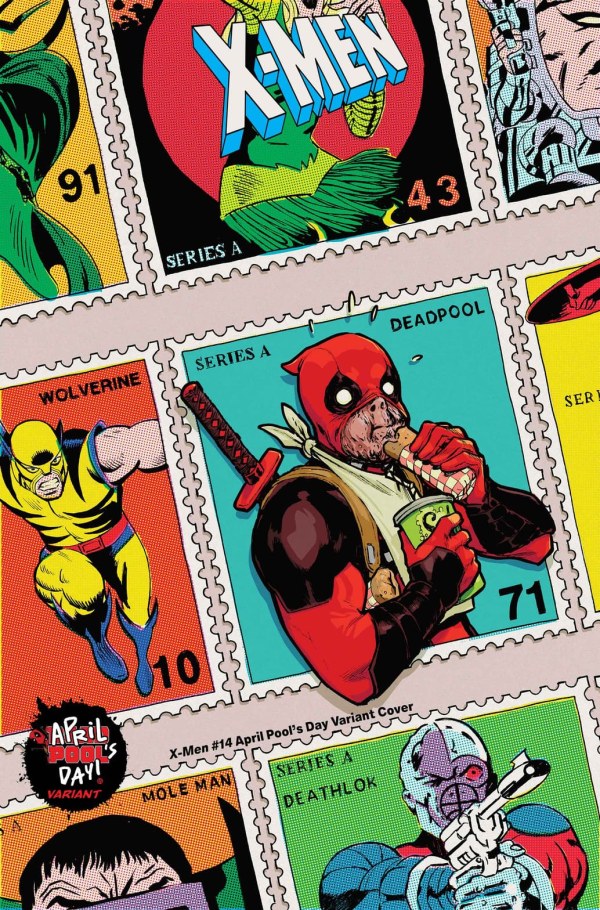 X-MEN #14 DAVID LOPEZ APRIL POOL'S DAY VARIANT