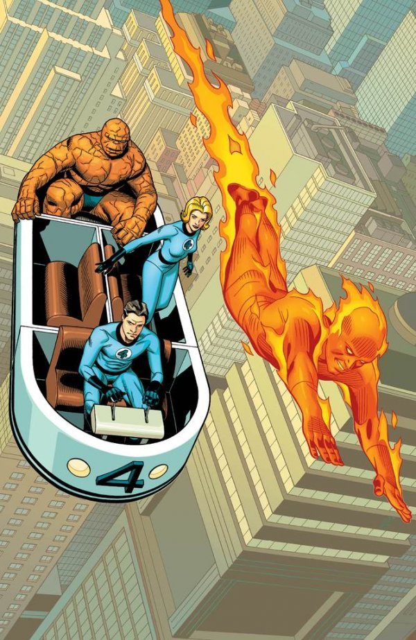 FANTASTIC FOUR #1 🔑 CHRIS SPOUSE EXCLUSIVE VIRGIN VARIANT