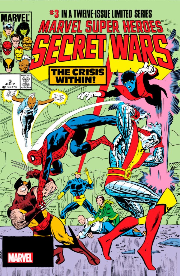 MARVEL SUPER HEROES SECRET WARS #3 🔑 MIKE ZECK FACSIMILE EDITION 2024 FOIL VARIANT
