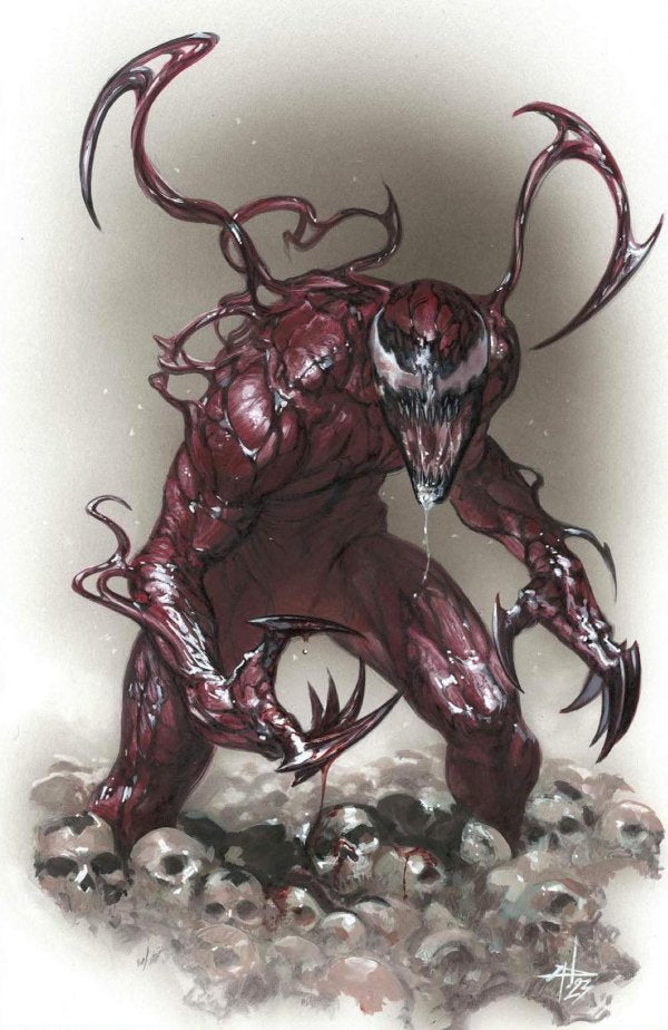 WEB OF CARNAGE #1 🔑 GABRIELE DELL'OTTO EXCLUSIVE VIRGIN VARIANT