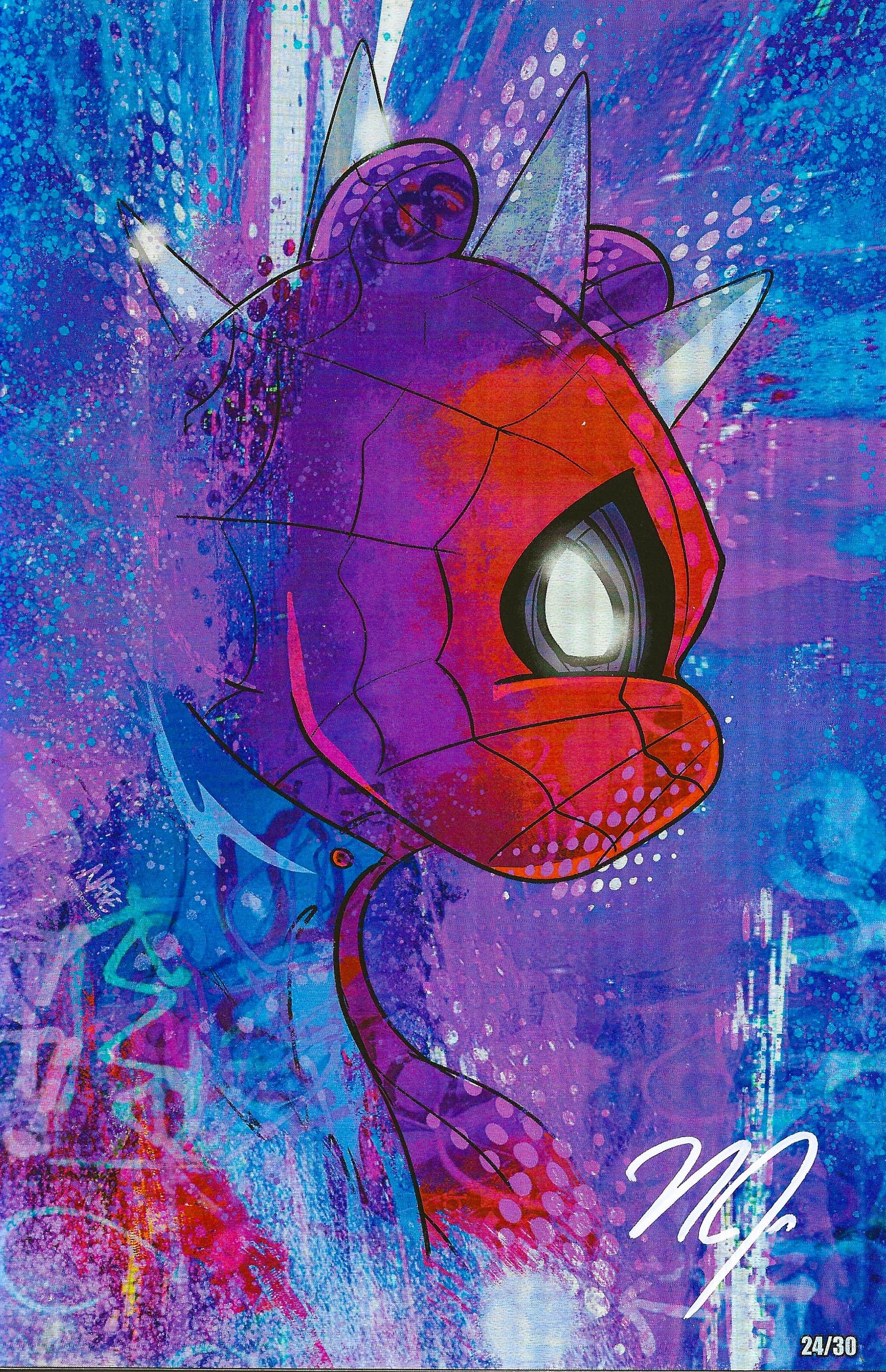 DO YOU POOH SPIDER PUNK POOH #1 NATE JOHNSON (SIGNED) EXCLUSIVE PURPLE FOIL VARIANT (LTD. 30) (06/01/2023)