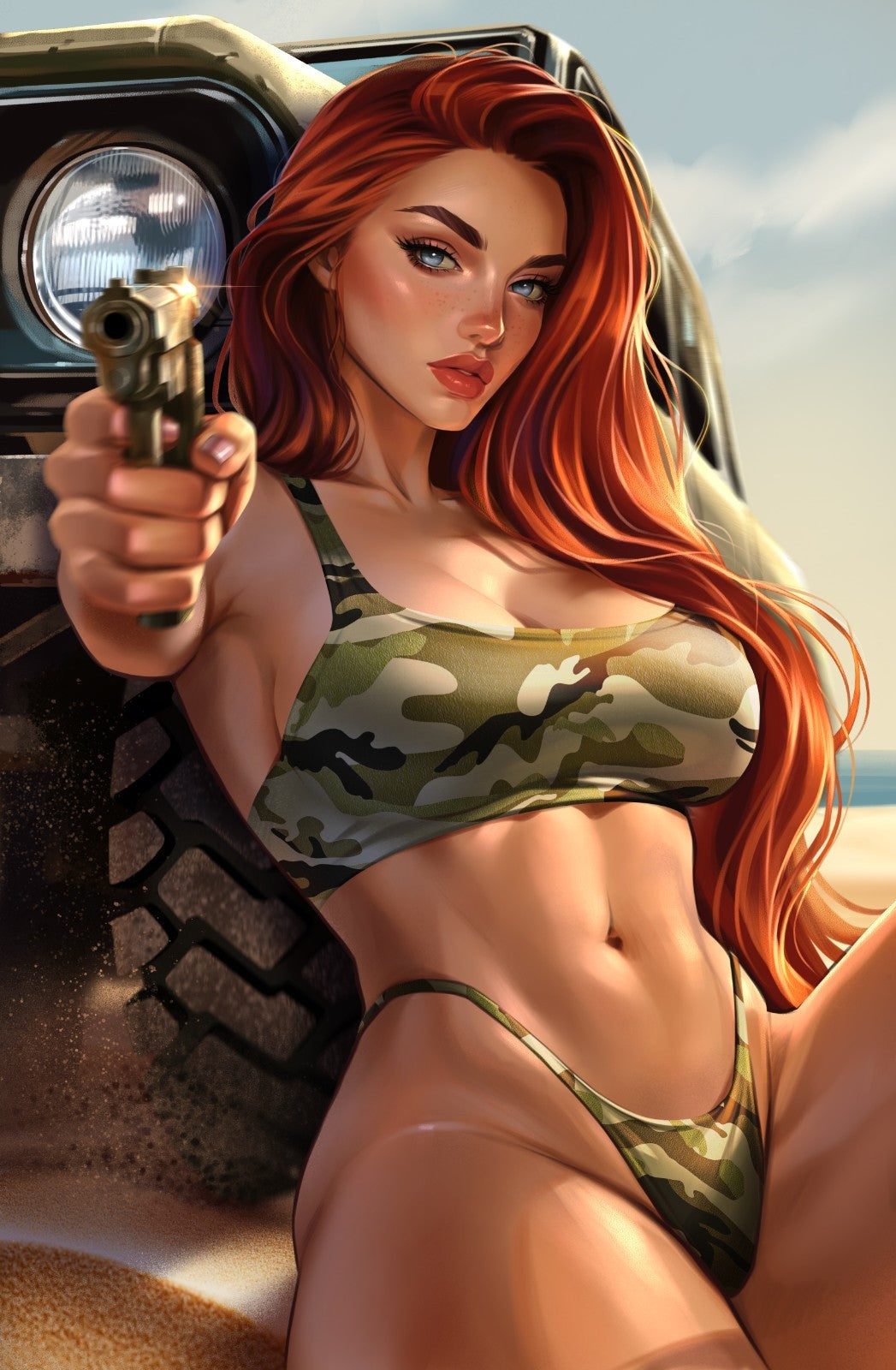 HEAT SEEKER EXPOSED #2 - KATYA SINYUKHINA COVER B NYCC 2025 EXCLUSIVE