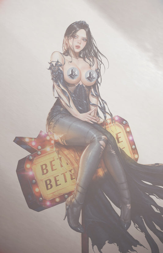 ARTBOOK - BEETLEJUICE KYUYONG EOM COVER B FOIL MEGACON 2025 EXCLUSIVE