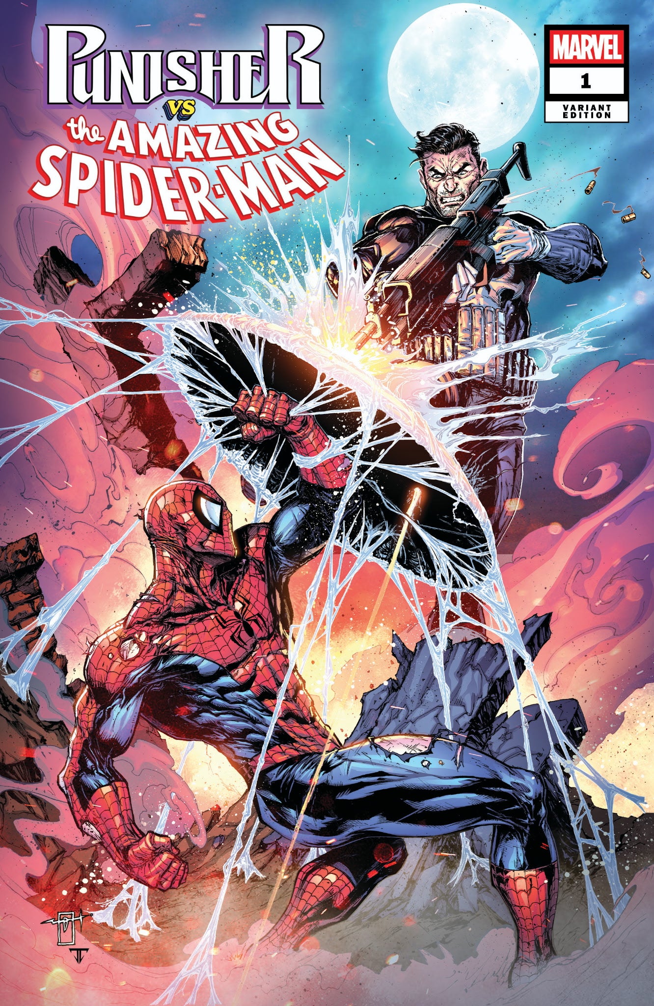 Punisher vs. Spider-Man #1 Jonathan Uribe SDCC Exclusive Pre-Sale
