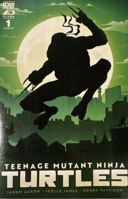 TEENAGE MUTANT NINJA TURTLES #1 DAVIS RIDER EXCLUSIVE SILHOUETTE VARIANT