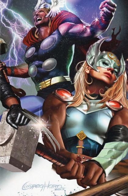 GENERATIONS: THE UNWORTHY THOR & THE MIGHTY THOR #1 GREG HORN EXCLUSIVE VIRGIN VARIANT
