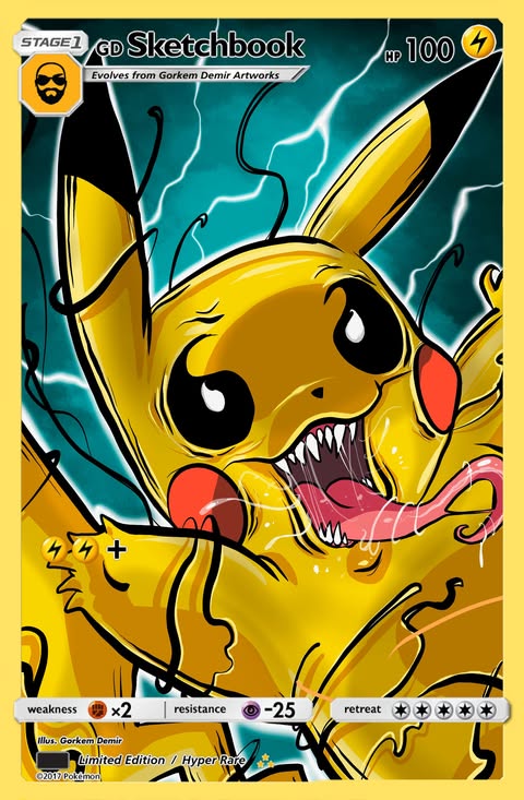 GORKEM DEMIR SKETCHBOOK  - PIKAMIZED - NYCC EXCLUSIVE