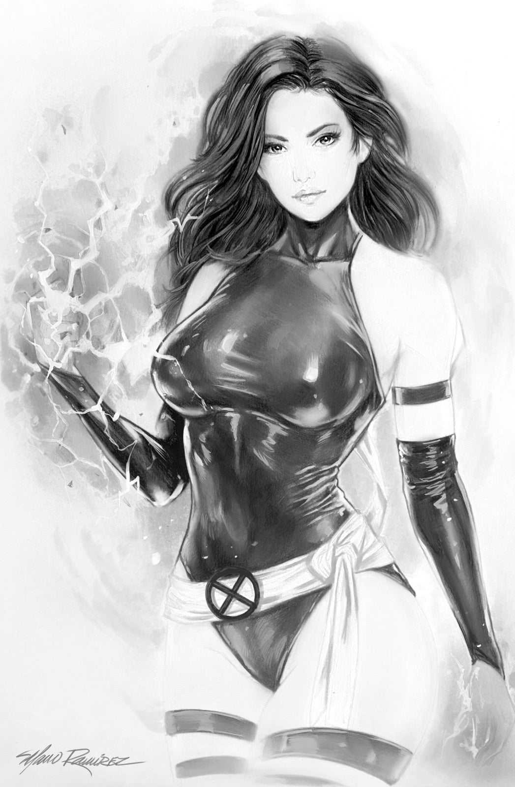 PSYLOCKE ART BOOK MANO RAMIREZ EXCLUSIVE TERRIFICON 2025 (LTD. 50)