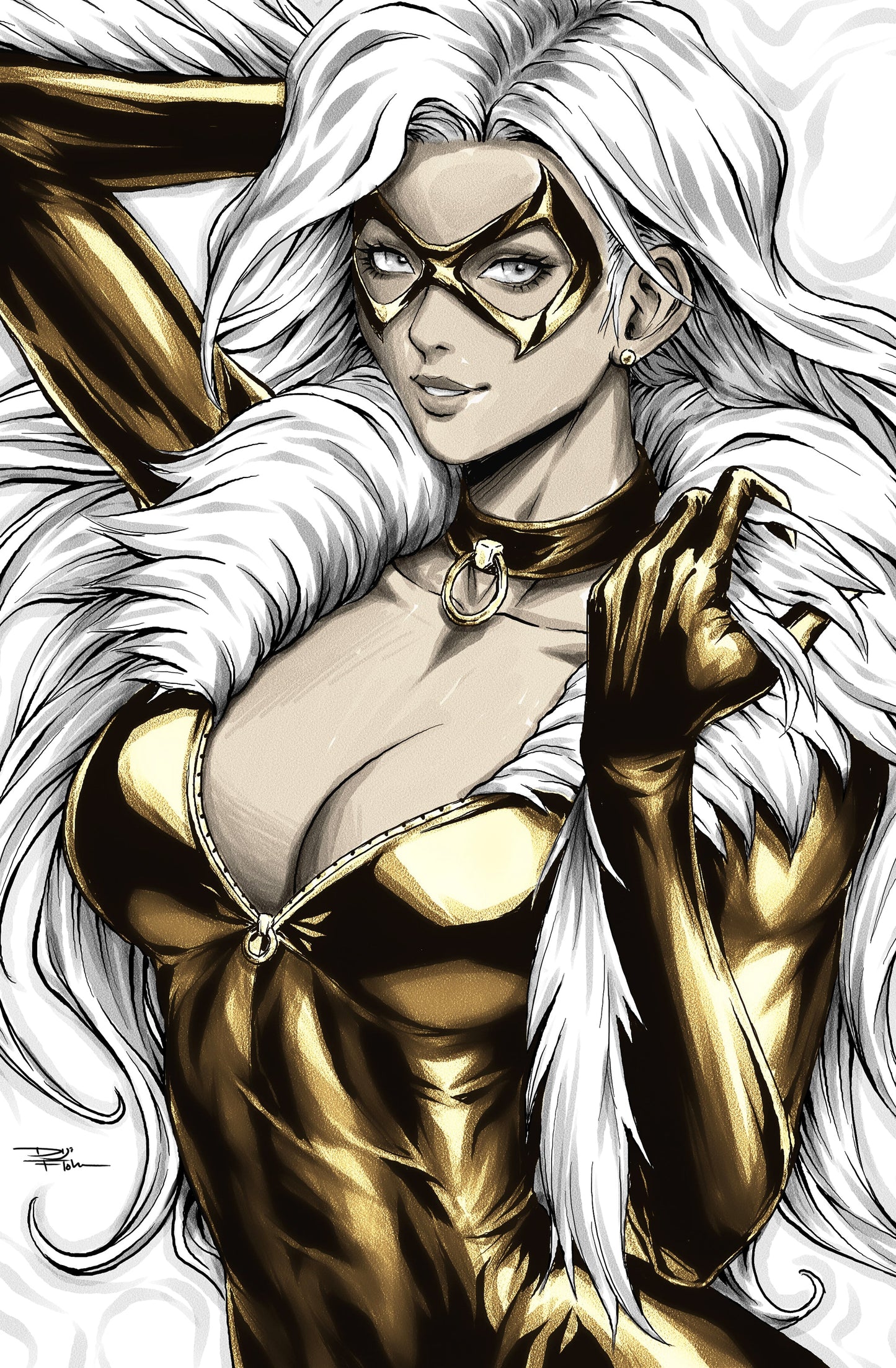 KIRK KARN ARTBOOK #1 - COVER B GOLD NEW ORLEANS EXCLUSIVE SECRET COVER