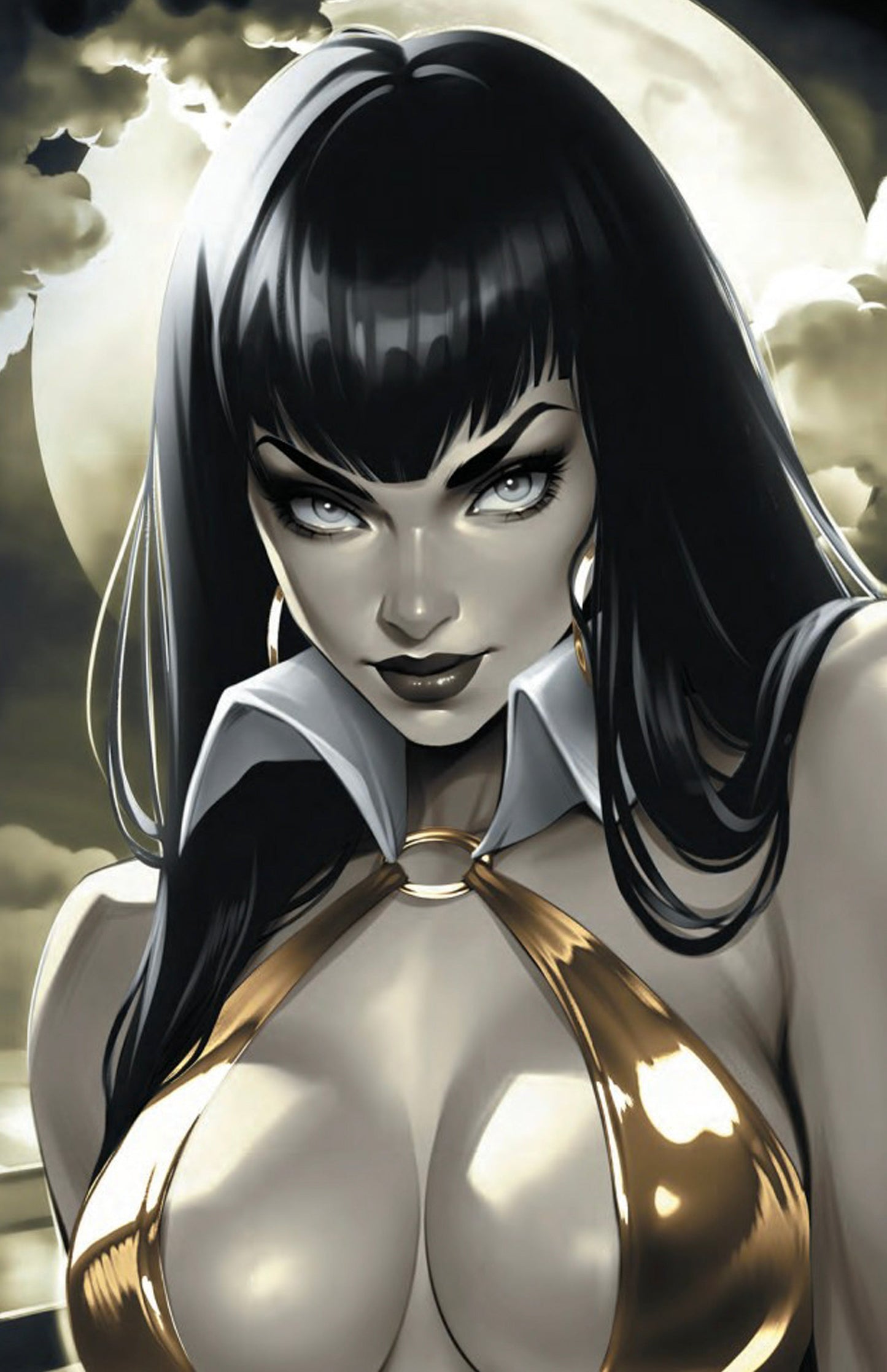 VAMPIRELLA HELLIDAY SPECIAL 2025 - KATYA SINYUKHINA WRAPAROUND COVER B LTD 100 FANEXPO NEW ORLEANS EXCLUSIVE
