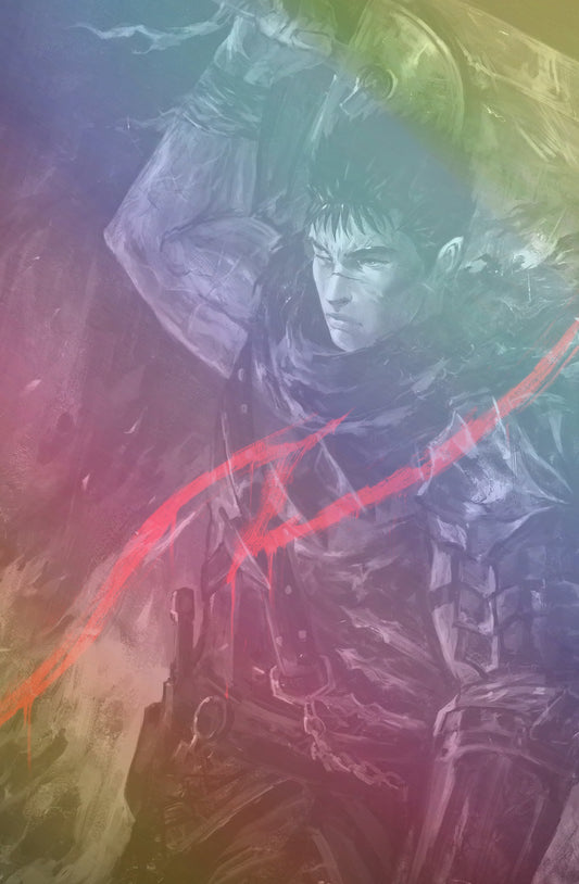 TRIBUTE KENTARO MIURA CREATOR OF BERSERK - SHIMHAQ COVER B FOIL LTD 30 FANEXPO NEW ORLEANS EXCLUSIVE