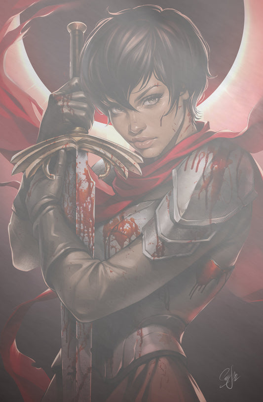 TRIBUTE KENTARO MIURA CREATOR OF BERSERK - KATYA SINYUKHINA COVER C WHITE METAL LTD 10 FANEXPO NEW ORLEANS EXCLUSIVE