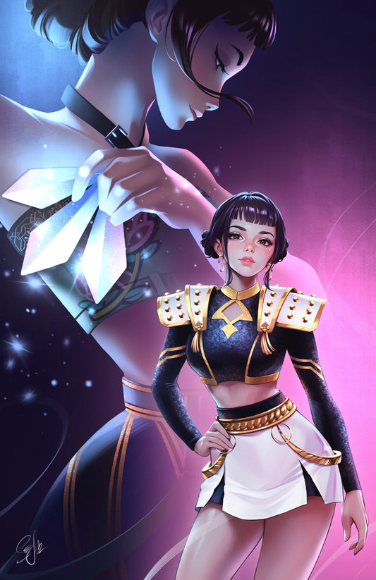 KPOP DEMON HUNTERS "ZOEY" ARTBOOK - KATYA SINYUKHINA VIRGIN VARIANT FANEXPO NEW ORLEANS EXCLUSIVE