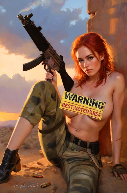 HEAT SEEKER: EXPOSED #2 - NATHAN LORENZANA EXCLUSIVE TOPLESS VARIANT TERRIFICON 2025 (LTD. 350)