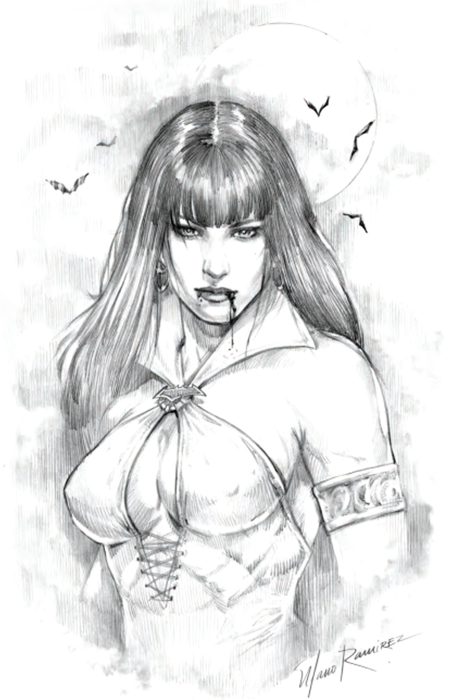 VAMPIRELLA #5 - MANUEL RAMIREZ EXCLUSIVE SKETCH VARIANT NYCC 2025