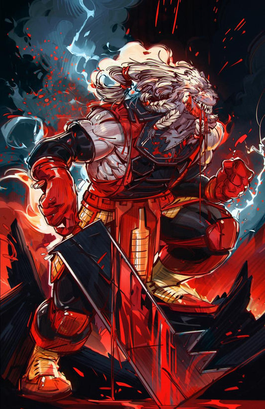 INVINCIBLE UNIVERSE: BATTLE BEAST #5 - VIKTOR MILLER GAUSA EXCLUSIVE VIRGIN VARIANT NYCC 2025