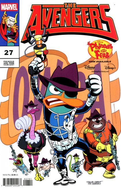 THE AVENGERS #27 JACOB CHABOT PHINEAS AND FERB VARIANT