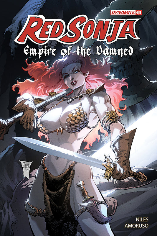 RED SONJA: EMPIRE OF THE DAMNED #1 PHILIP TAN FOIL INCENTIVE VIRGIN VARIANT RATIO 1:15