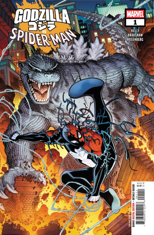 GODZILLA VS. SPIDER-MAN #1 NICK BRADSHAW