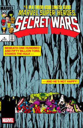 MARVEL SUPER HEROES SECRET WARS #4 BOB LAYTON FACSIMILE EDITION 2024 FOIL VARIANT