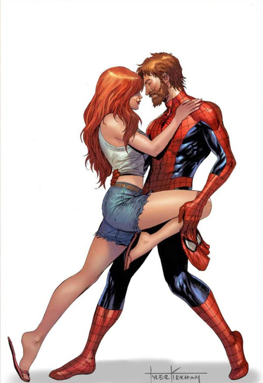 ULTIMATE SPIDER-MAN #4 TYLER KIRKHAM EXCLUSIVE WHITE VIRGIN VARIANT