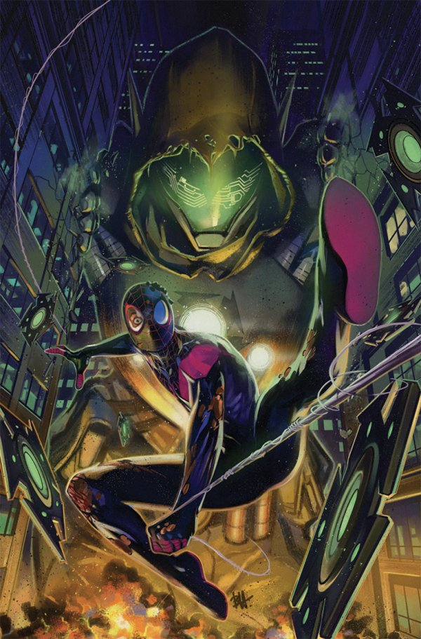 MILES MORALES: SPIDER-MAN #2 🔑 BEN HARVEY EXCLUSIVE VIRGIN VARIANT