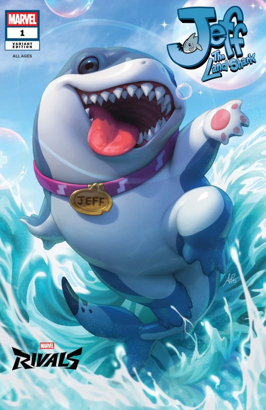 JEFF THE LAND SHARK #1 STANLEY 'ARTGERM' LAU MARVEL RIVALS VARIANT