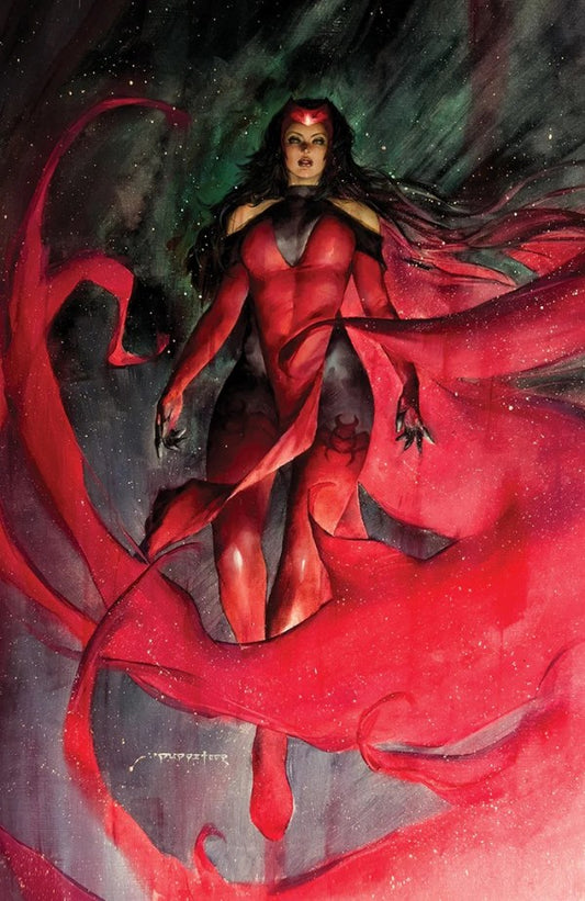 SCARLET WITCH #1 🔑 PUPPETEER LEE EXCLUSIVE VIRGIN VARIANT
