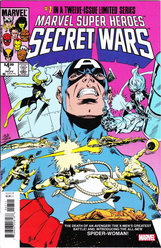 MARVEL SUPER HEROES SECRET WARS #7 BOB LAYTON 🔑 FACSIMILE EDITION 2024