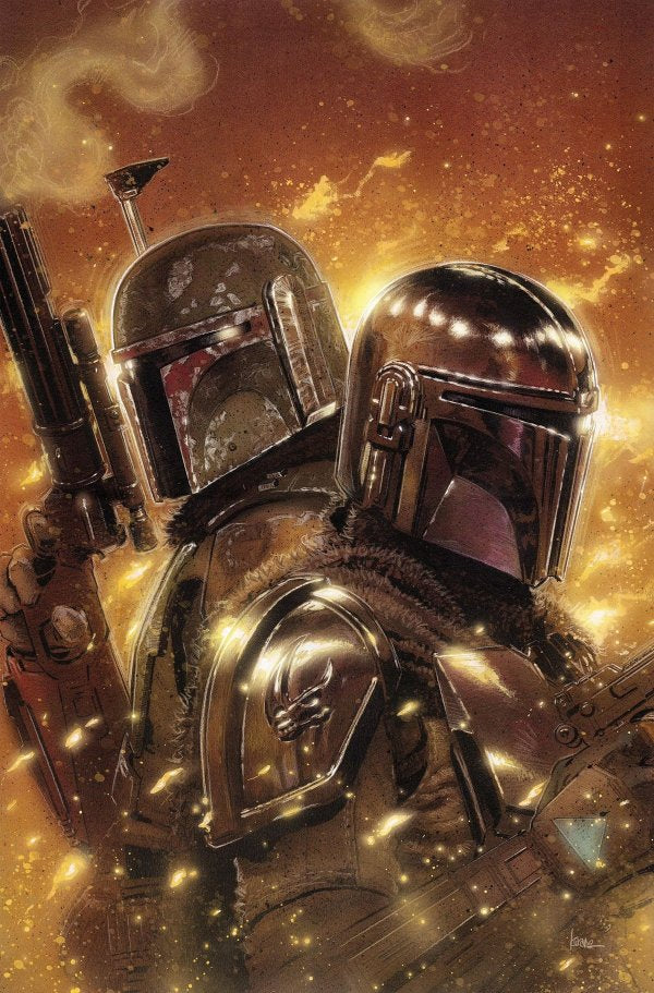 STAR WARS: THE MANDALORIAN #6 KAARE ANDREWS EXCLUSIVE VIRGIN VARIANT