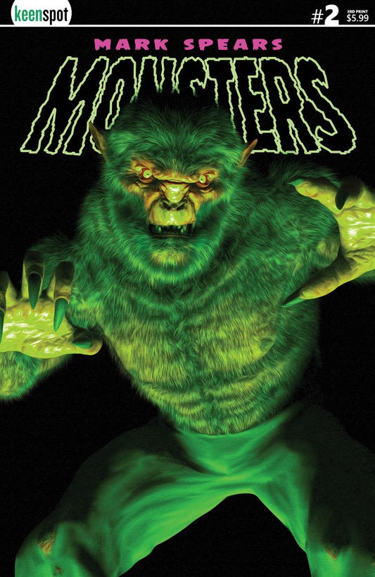 MARK SPEARS MONSTERS #2 3RD PRINTING MARK SPEARS WEREWOLF